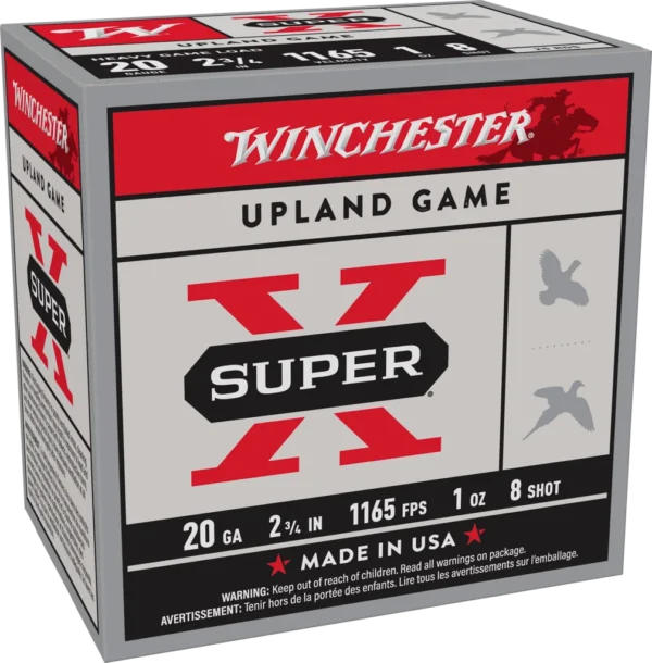 WINCHESTER HVY GM 20GA 23/4 1OZ #8