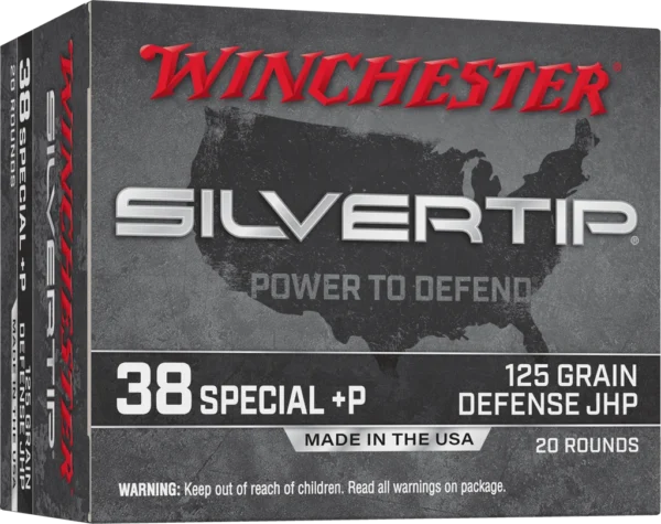 WINC SILVERTIP 38SPL+P 125G JHP