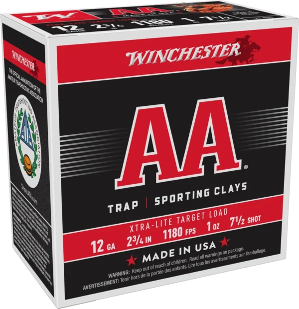 WINCHESTER AA 12G 2-3/4" #7 AA XTRA LIGHT 1OZ 25/250