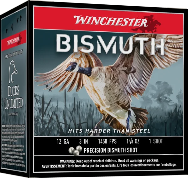 WINCHESTER 12G 3" BISMUTH #1 1-3/8OZ 25RDS