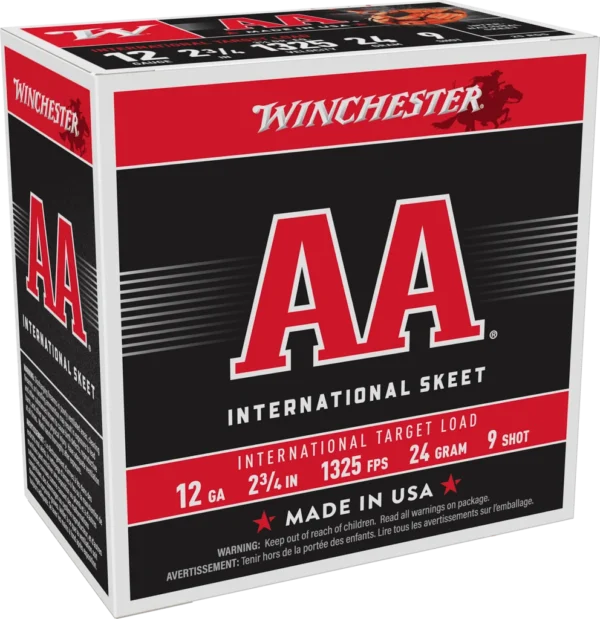 WINCHESTER 12G 2-3/4" #9 AA INTRNTL TRGT 24GRAM 25/250