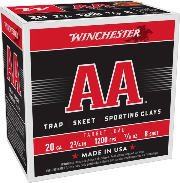 WINCHESTER AA SKEET LD 20GA 23/4 #8