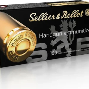 SELLIER & BELLOT 9MM 124G FMJ 50RD BOX 20 BOXES PER CASE
