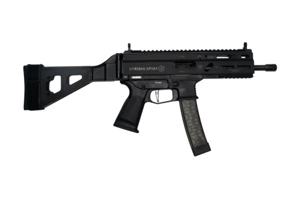 GRAND POWER STRIBOG SP9A3 9MM SUB BLK PSTL W/SBT BRC 8" THRD BRL 3-30RD