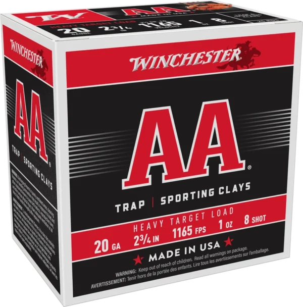 WINCHESTER AA HNDCP 20GA 23/4 1OZ 8
