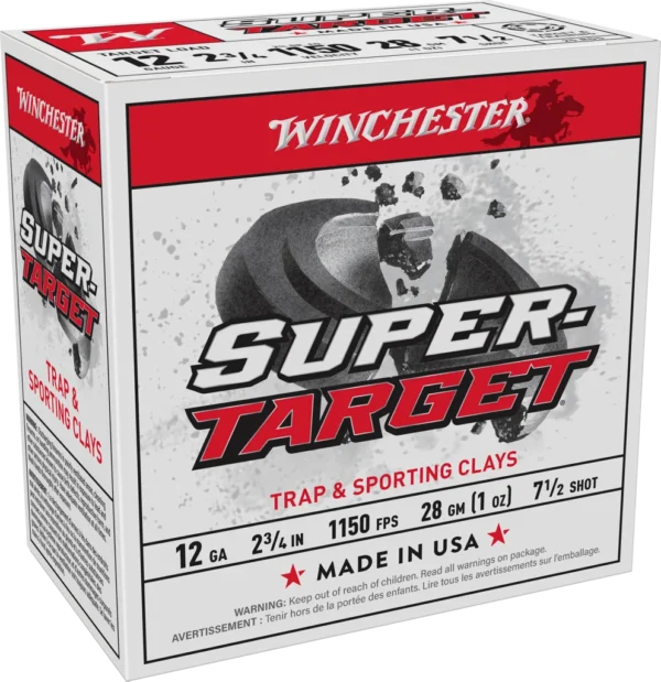 WINCHESTER 12GA 2-3/4" #7.5 SUPER TARGET 25RD/250RD