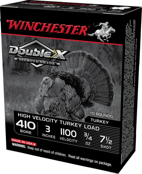 WINCHESTER 410 BORE 3/4OZ 7 1/2 DBL X TURKEY DIAMOND GRADE