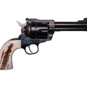 CNC RUGER PREMIER BLACKHAWK 45LC/45ACP COMES WITH BOTH CYLINDERS CASE HARDENED STAG GRIPS 1/200