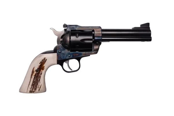 CNC RUGER PREMIER BLACKHAWK 45LC/45ACP COMES WITH BOTH CYLINDERS CASE HARDENED STAG GRIPS 1/200