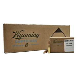 WYOMING CATRIDGE COMPANY 300BLK 220G FMJ 20RD BX 500RD CASE